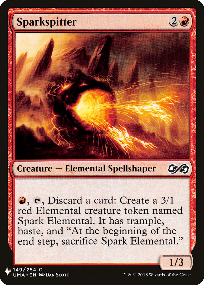 Sparkspitter (LIST-UMA-149) - The List