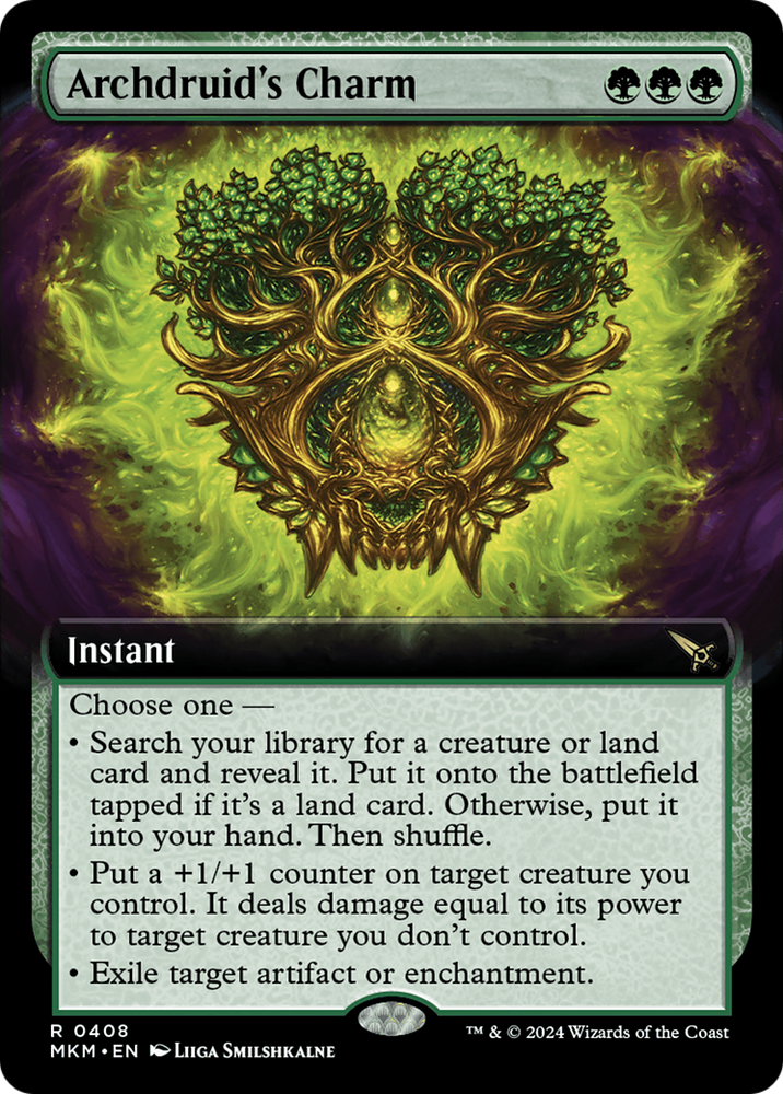Archdruid's Charm (Extended Art) (MKM-408) - Murders at Karlov Manor: (Extended Art) Foil