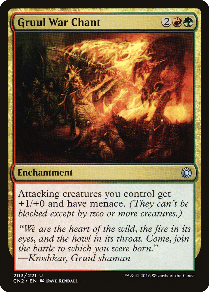 Gruul War Chant (CN2-203) - Conspiracy: Take the Crown