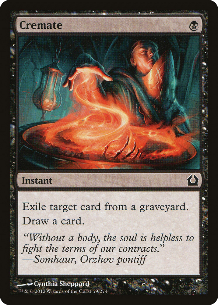 Cremate (RTR-059) - Return to Ravnica Foil