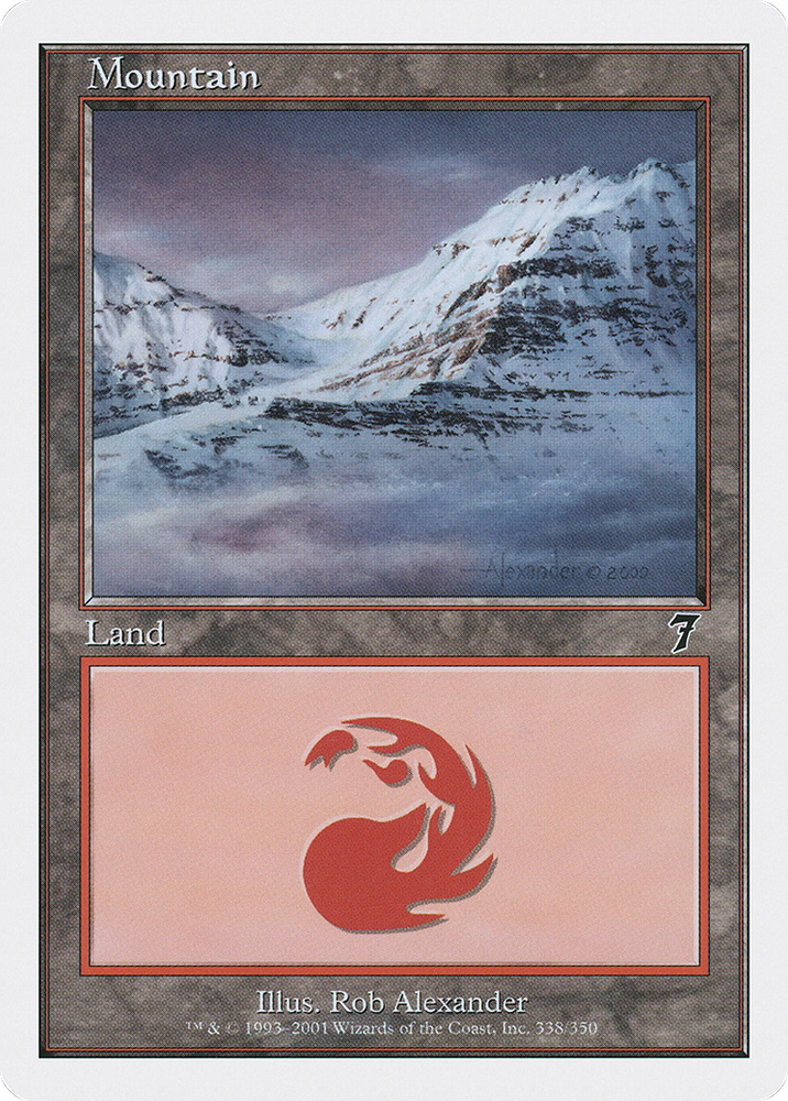 Mountain (338) (7ED-338) - Seventh Edition