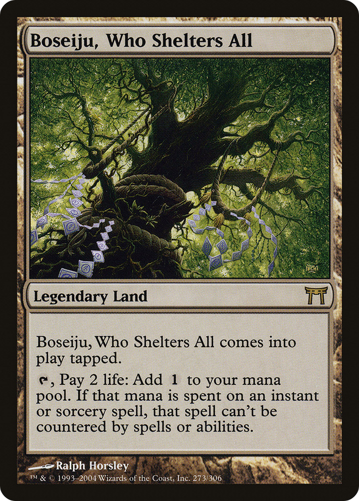 Boseiju, Who Shelters All (CHK-273) - Champions of Kamigawa Foil