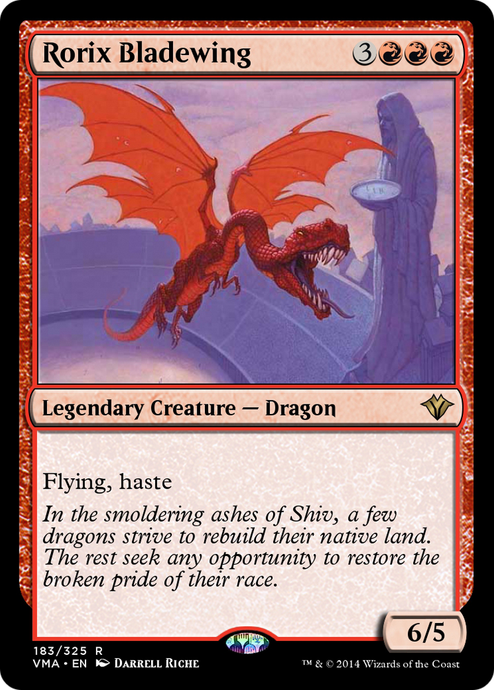 Rorix Bladewing (VMA-183) - Vintage Masters Foil
