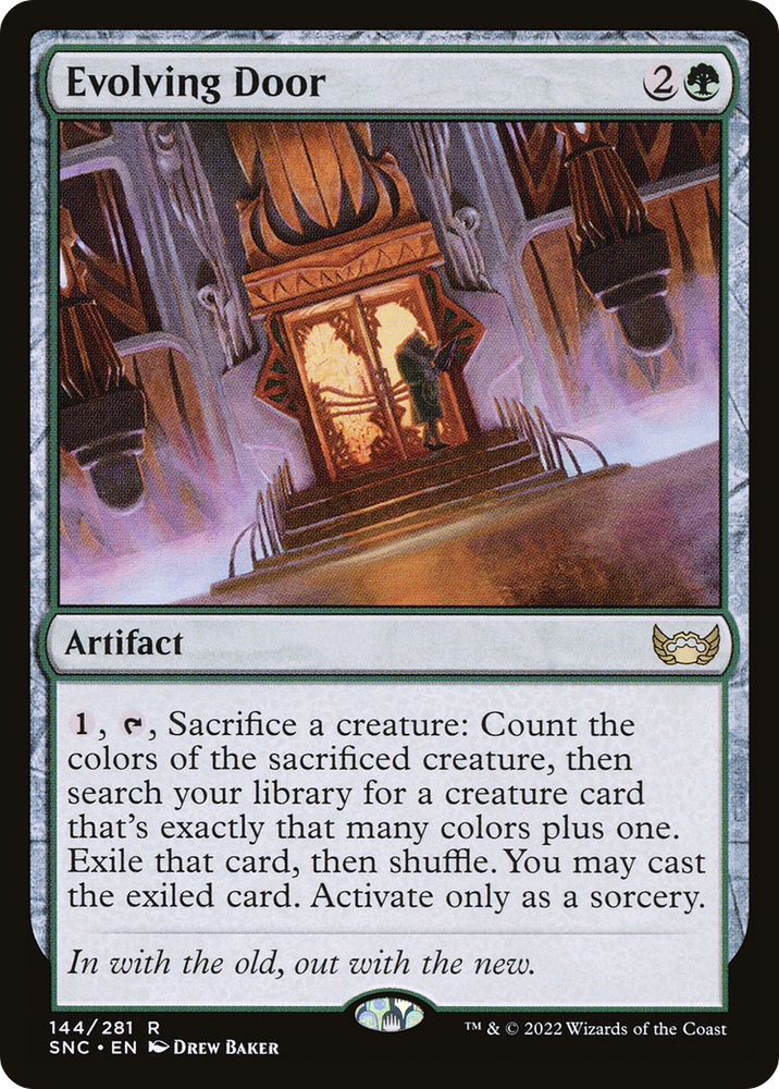 Evolving Door (SNC-144) - Streets of New Capenna Foil