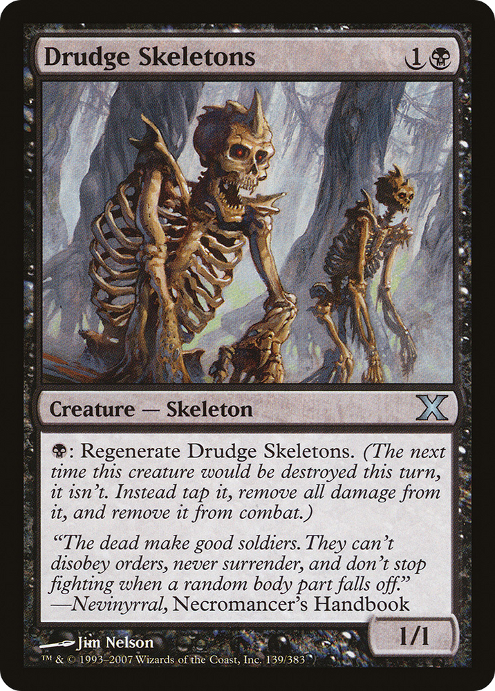 Drudge Skeletons (10E-139) - Tenth Edition