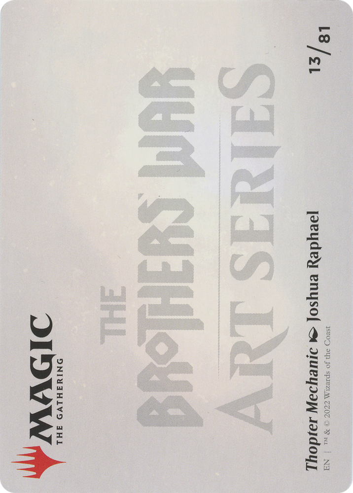 Thopter Mechanic // Thopter Mechanic (ABRO-013) - The Brothers' War Art Series (Borderless) Foil