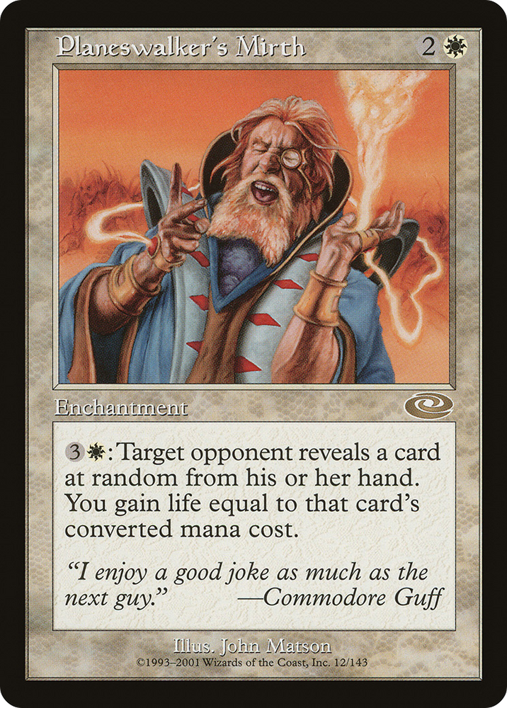 Planeswalker's Mirth (PLS-012) - Planeshift Foil