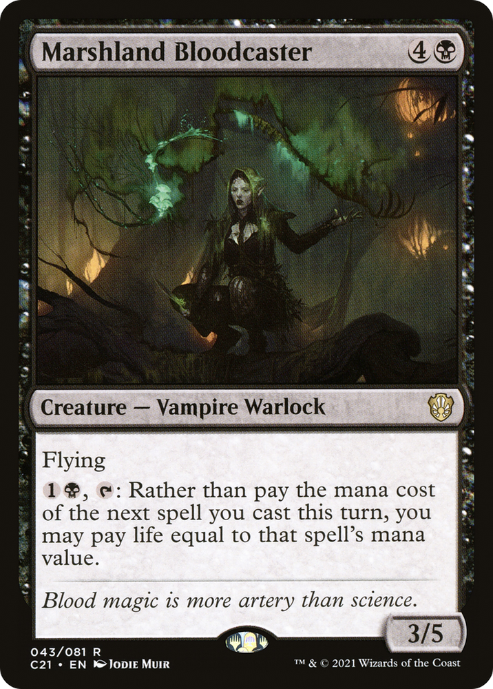 Marshland Bloodcaster (C21-043) - Commander 2021