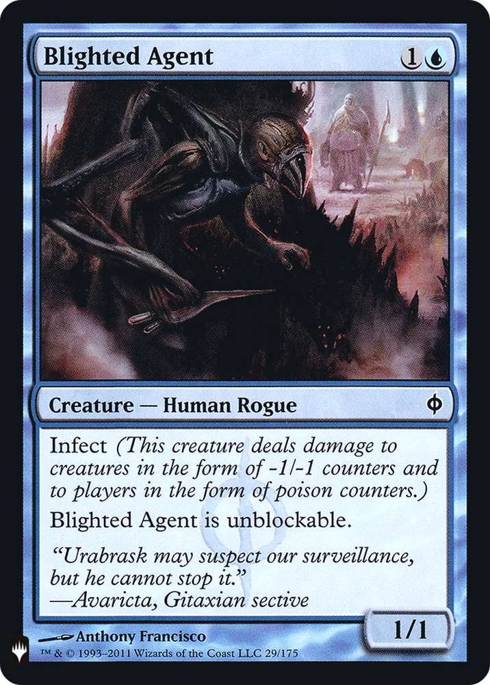 Blighted Agent (LIST-NPH-29) - The List Foil
