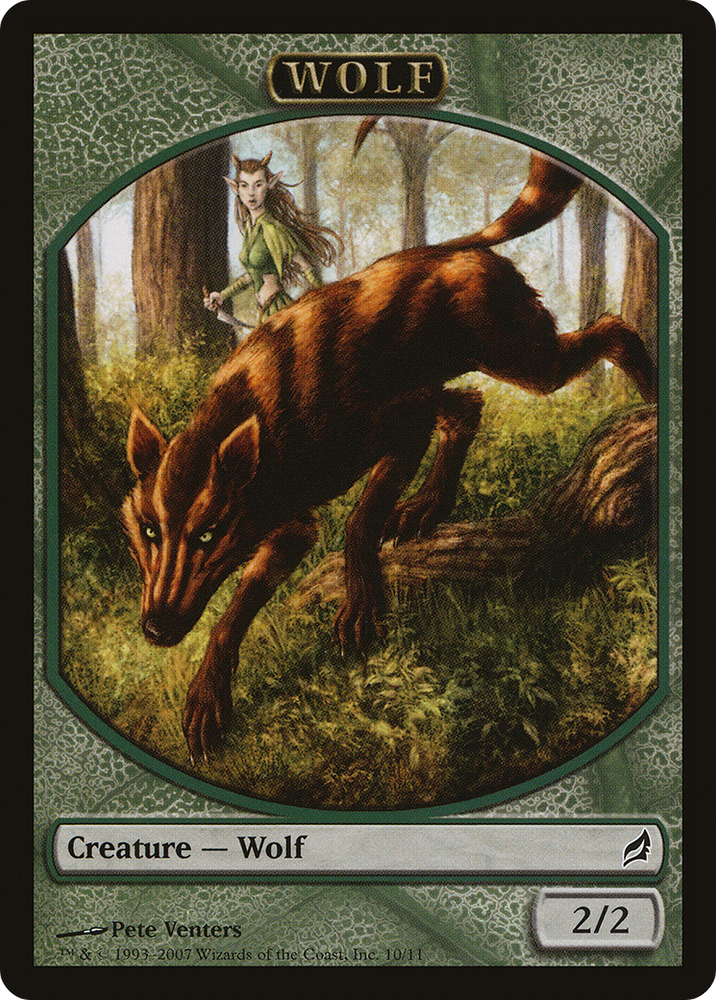 Wolf Token (LRW-010) - Lorwyn Tokens
