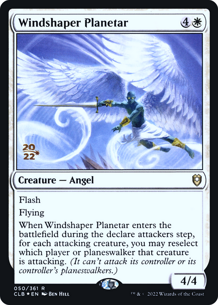 Windshaper Planetar (PRE-50S) - Battle for Baldur's Gate Promos Foil
