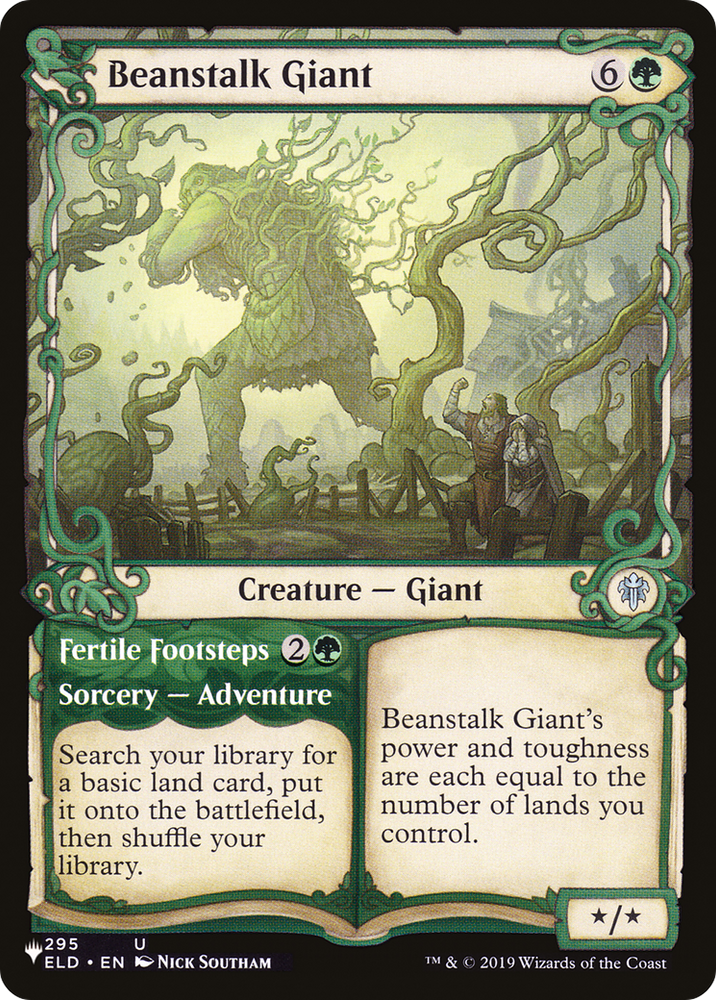 Beanstalk Giant (Showcase) (LIST-ELD-295) - The List: (Showcase)