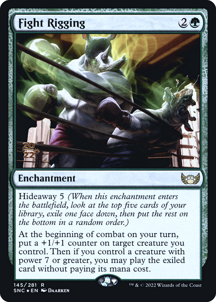 Fight Rigging (PRE-145S) - Streets of New Capenna Promos Foil