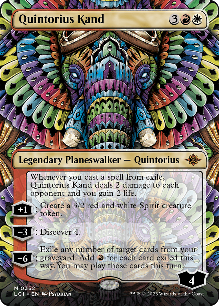 Quintorius Kand (0352) (Borderless) (LCI-352) - The Lost Caverns of Ixalan (Borderless) Foil