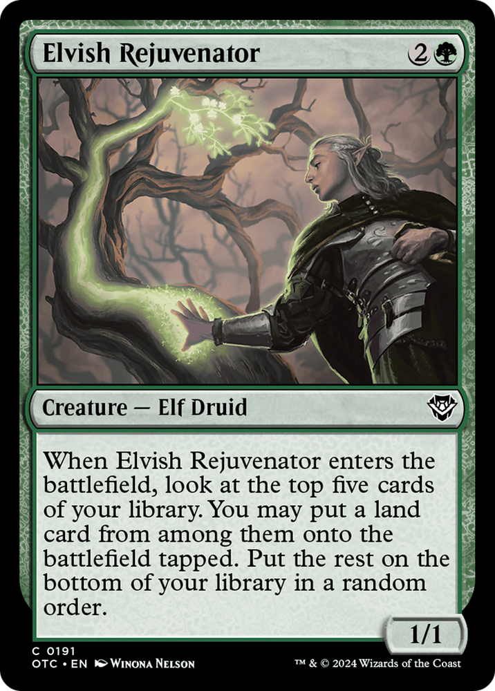 Elvish Rejuvenator (OTC-191) - Outlaws of Thunder Junction Commander