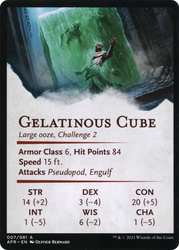 Gelatinous Cube // Gelatinous Cube (AAFR-007) - Adventures in the Forgotten Realms Art Series (Borderless) Foil