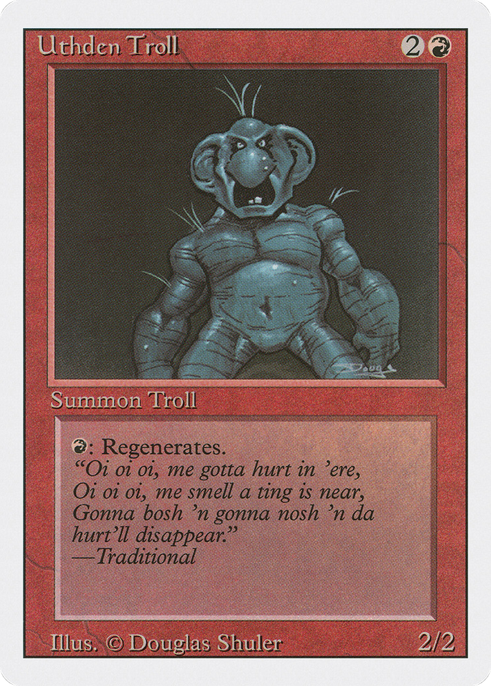 Uthden Troll (3ED-) - Revised Edition