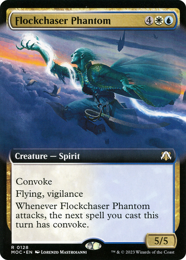 Flockchaser Phantom (Extended Art) (MOC-128) - March of the Machine Commander: (Extended Art)