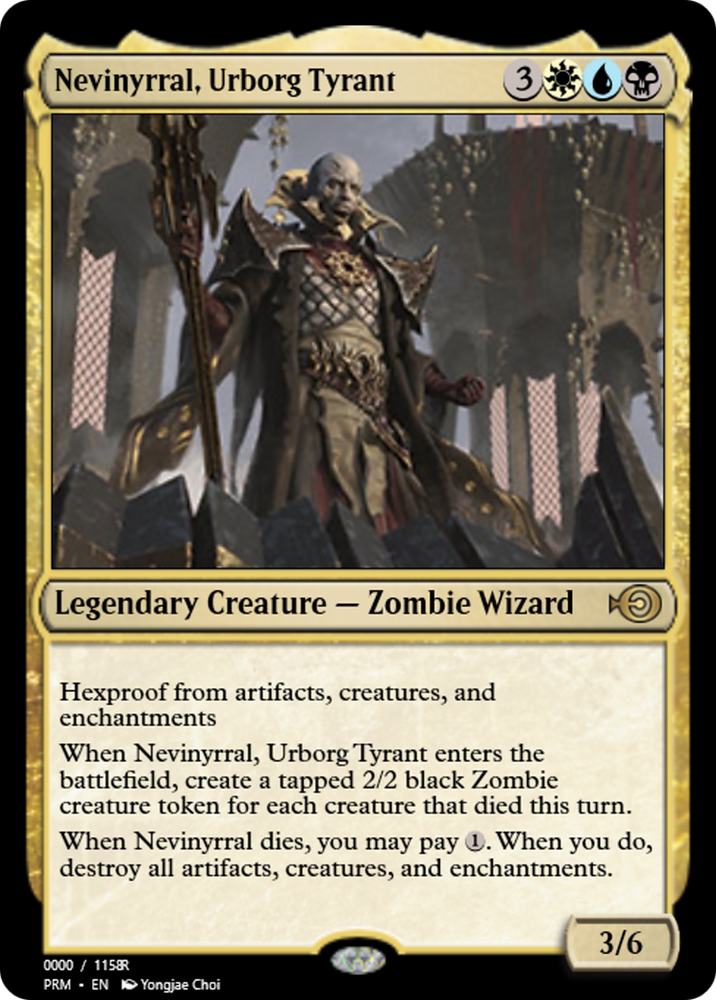 Nevinyrral, Urborg Tyrant (PRM-86222) - Magic Online Promos
