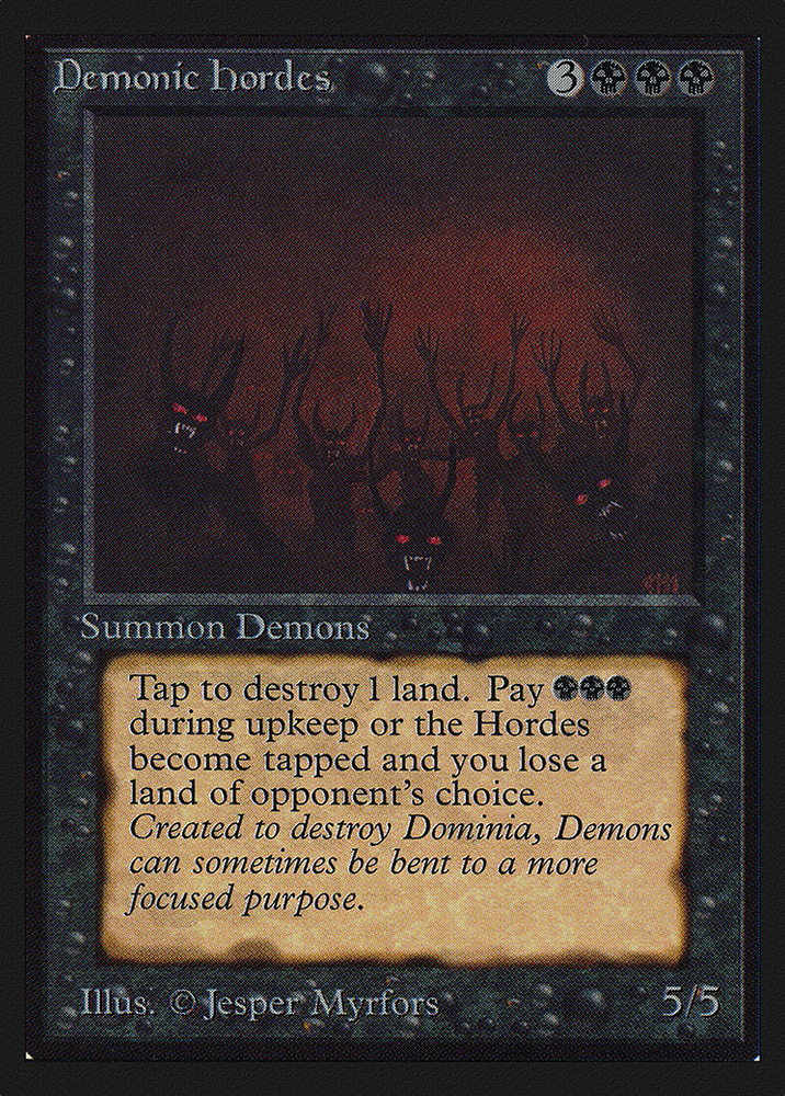 Demonic Hordes (IE) (IED-104) - Intl. Collectors' Edition