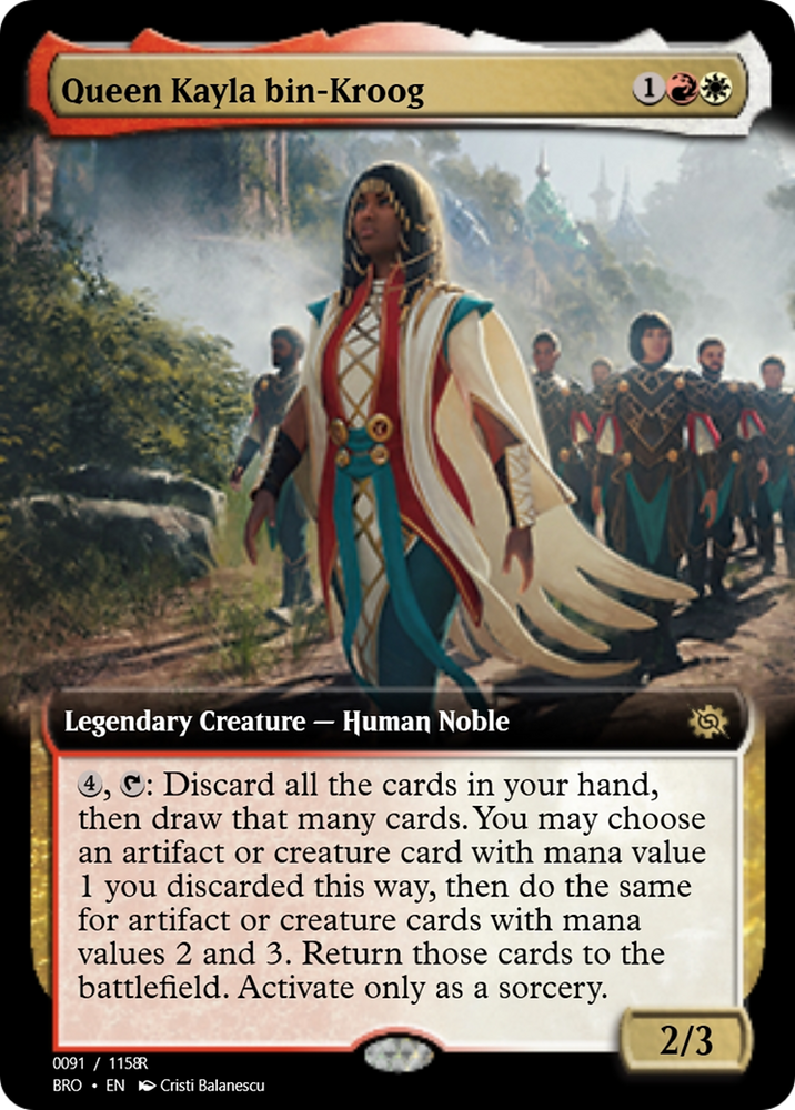 Queen Kayla bin-Kroog (PRM-105790) - Magic Online Promos Foil
