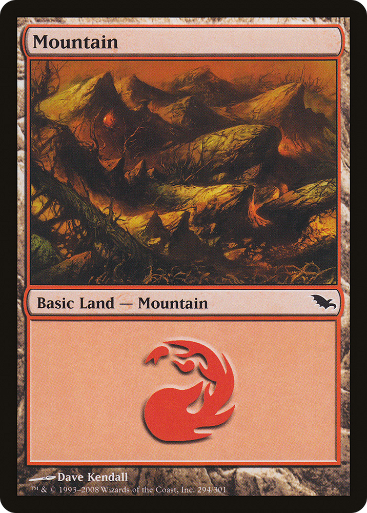 Mountain (294) (SHM-294) - Shadowmoor Foil
