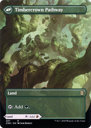 Cragcrown Pathway (Borderless) (ZNR-287) - Zendikar Rising: (Showcase) (Borderless) Foil