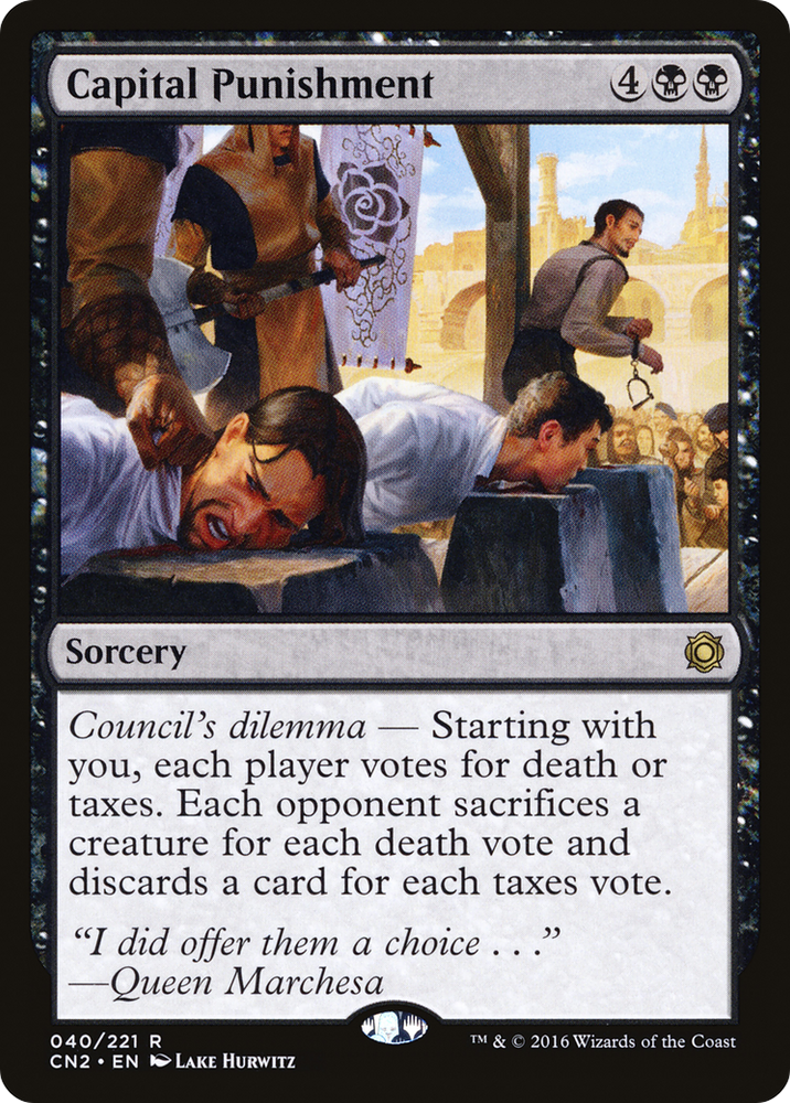 Capital Punishment (CN2-040) - Conspiracy: Take the Crown Foil