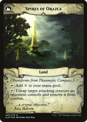 Thaumatic Compass (PRE-249S) - Ixalan Promos: (compasslanddfc) Foil