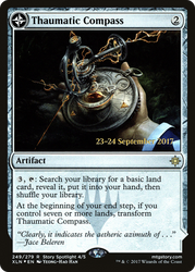 Thaumatic Compass (PRE-249S) - Ixalan Promos: (compasslanddfc) Foil