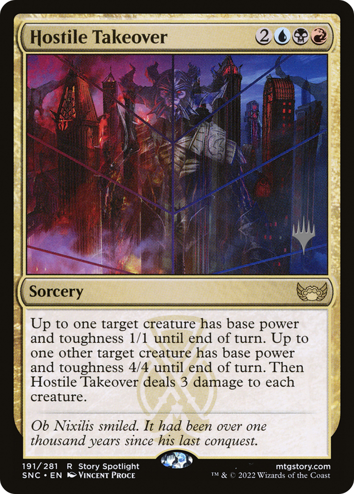 Hostile Takeover (PPSNC-191P) - Streets of New Capenna Promos
