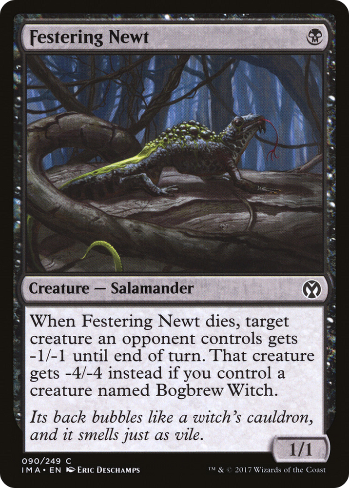 Festering Newt (IMA-090) - Iconic Masters Foil