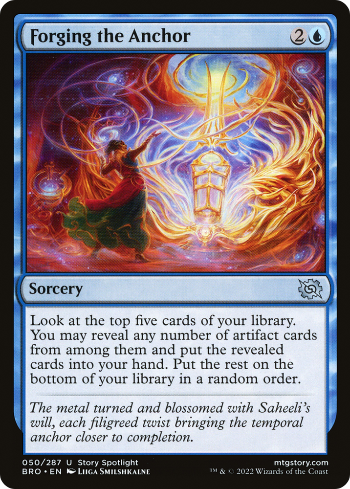 Forging the Anchor (BRO-050) - The Brothers' War Foil