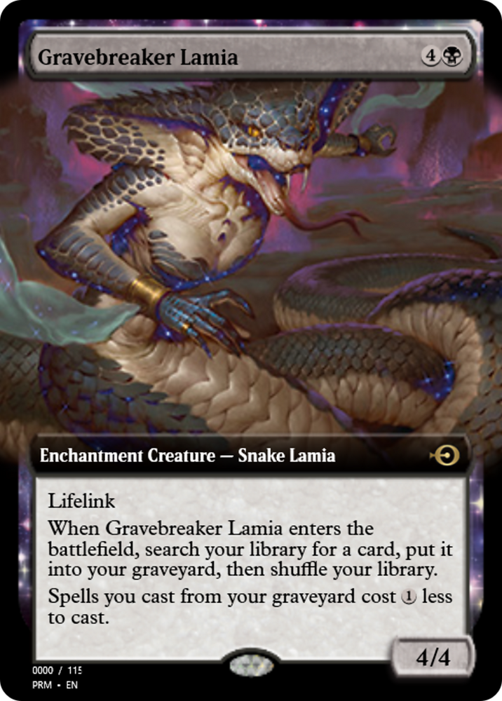 Gravebreaker Lamia (PRM-79967) - Magic Online Promos: (enchantment)