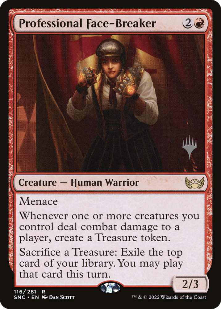 Professional Face-Breaker (PPSNC-116P) - Streets of New Capenna Promos Foil
