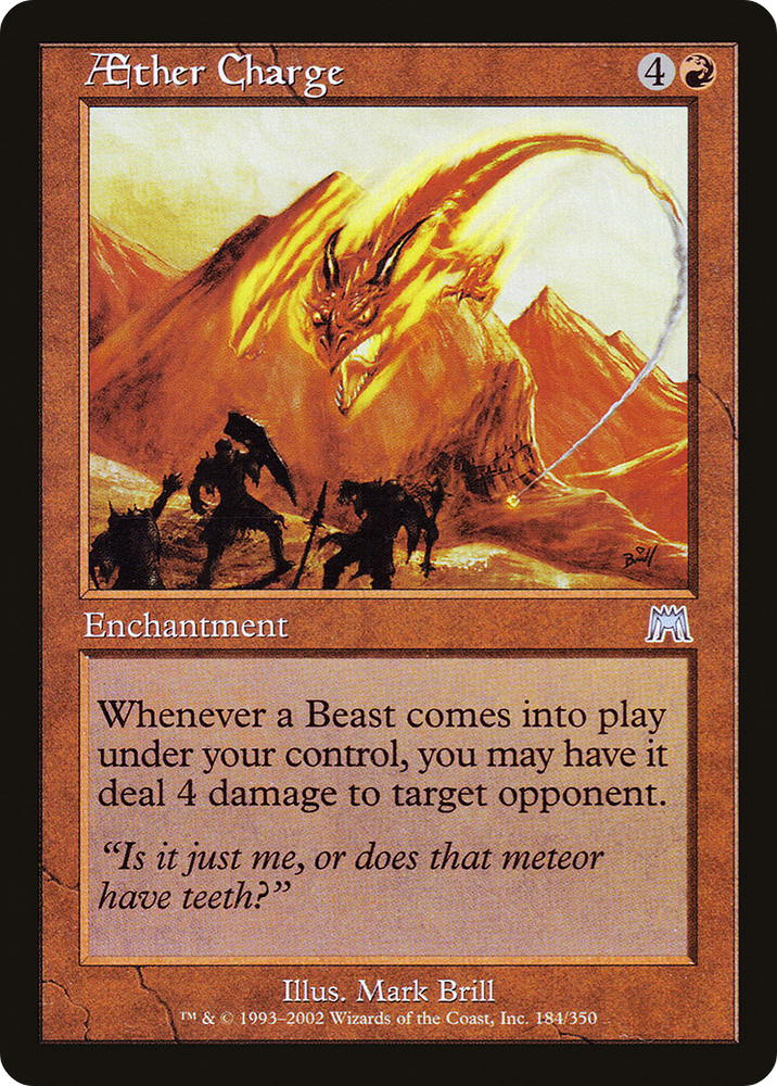 Aether Charge (ONS-184) - Onslaught Foil