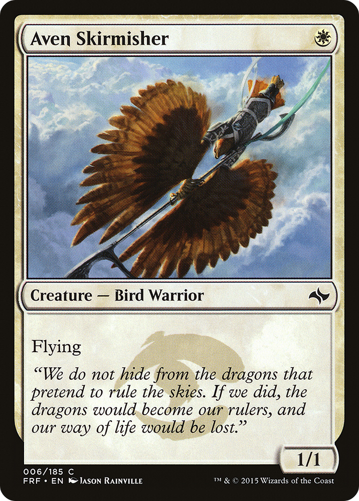 Aven Skirmisher (FRF-006) - Fate Reforged Foil