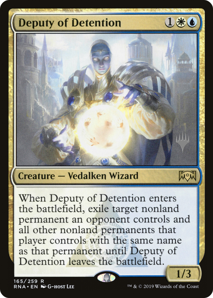 Deputy of Detention (PPELD-165P) - Ravnica Allegiance Promos