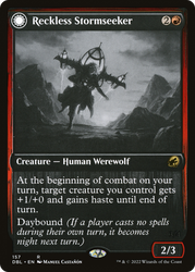 Reckless Stormseeker (DBL-157) - Innistrad: Double Feature: (Double Faced Transform)