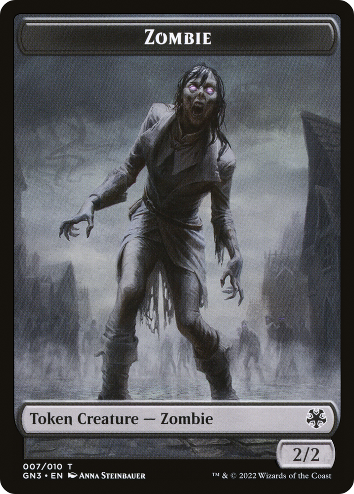 Zombie (TGN3-007) - Game Night: Free-for-All Tokens Foil