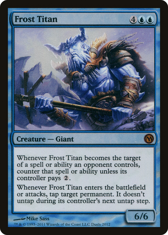 Frost Titan (MEDIA-001) - Duels of the Planeswalkers 2012 Promos Foil