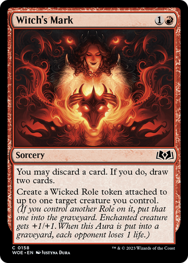 Witch's Mark (WOE-158) - Wilds of Eldraine Foil
