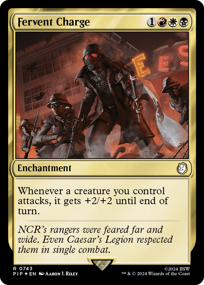 Fervent Charge (Surge Foil) (PIP-743) - Fallout Foil