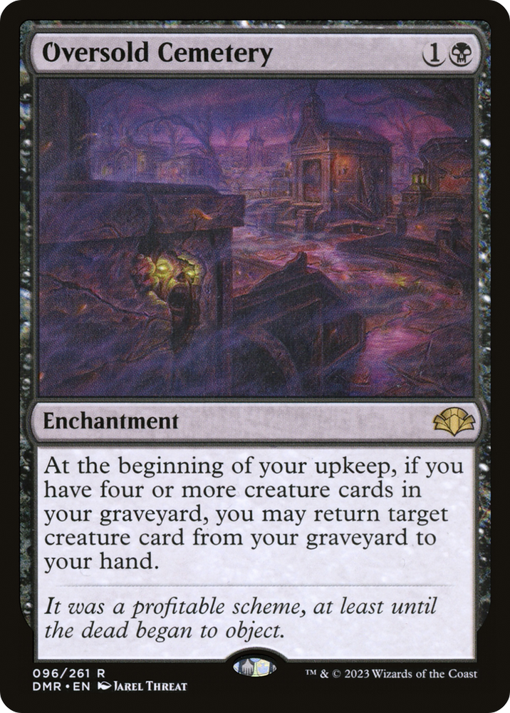 Oversold Cemetery (DMR-096) - Dominaria Remastered Foil