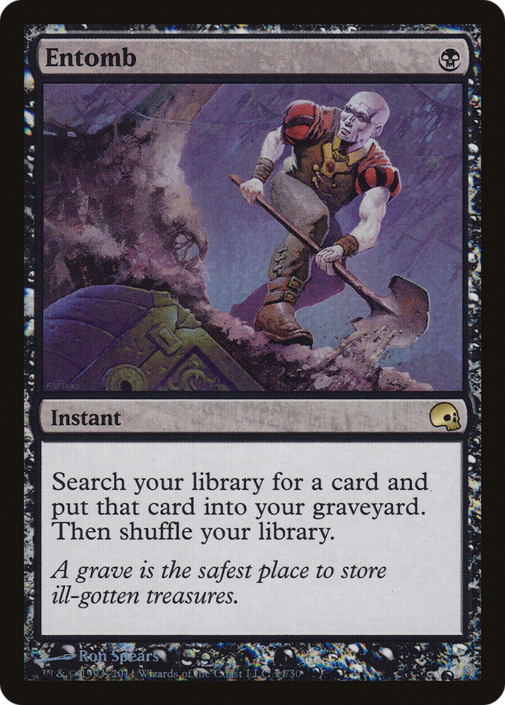 Entomb (GRV-014) - Premium Deck Series: Graveborn Foil