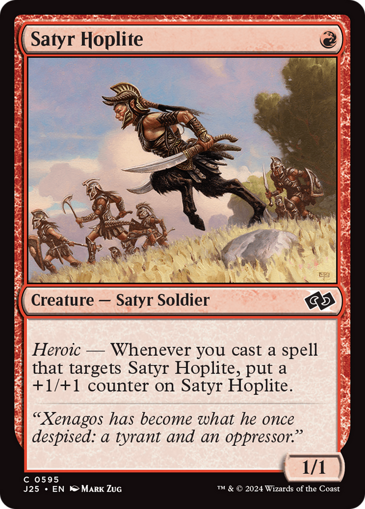 Satyr Hoplite (J25-595) - Foundations Jumpstart