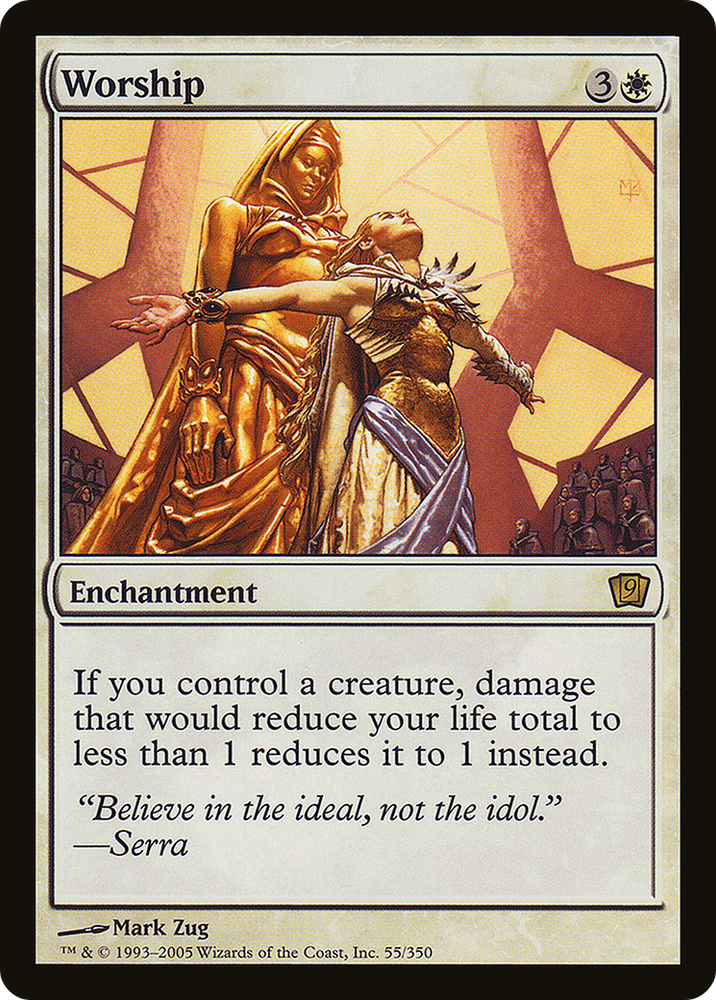 Worship (9ED-55★) - Ninth Edition Foil