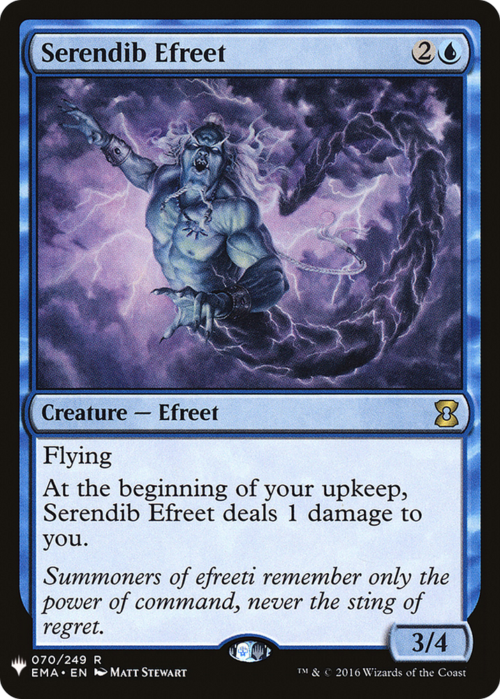 Serendib Efreet (LIST-EMA-70) - The List