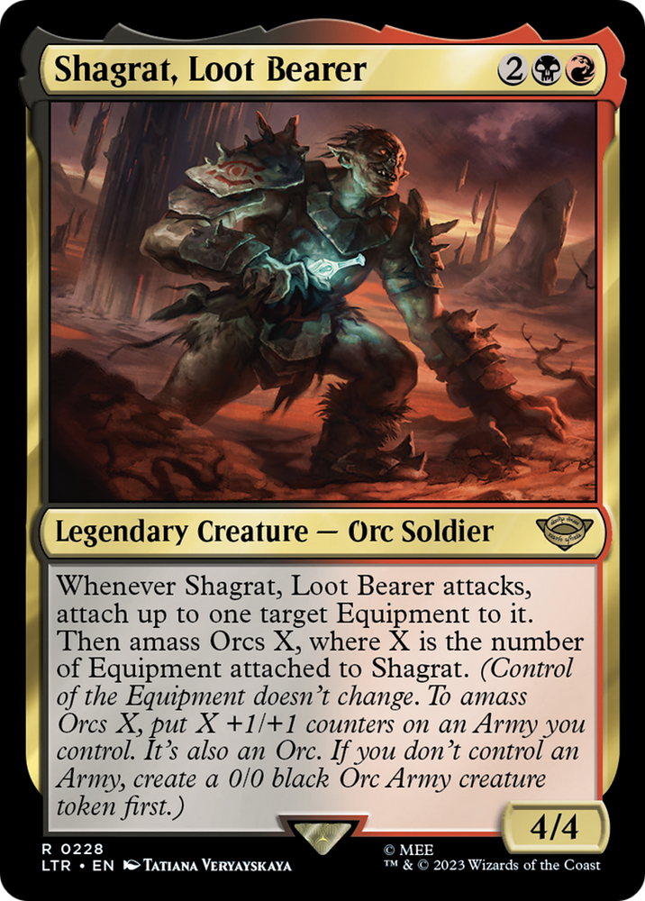 Shagrat, Loot Bearer (LTR-228) - The Lord of the Rings: Tales of Middle-earth
