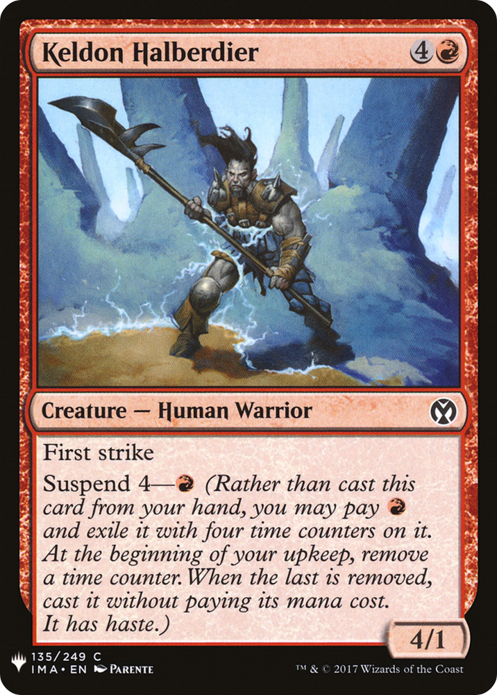 Keldon Halberdier (LIST-IMA-135) - The List